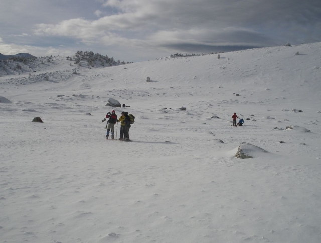 Haciendo fotos en la nieve